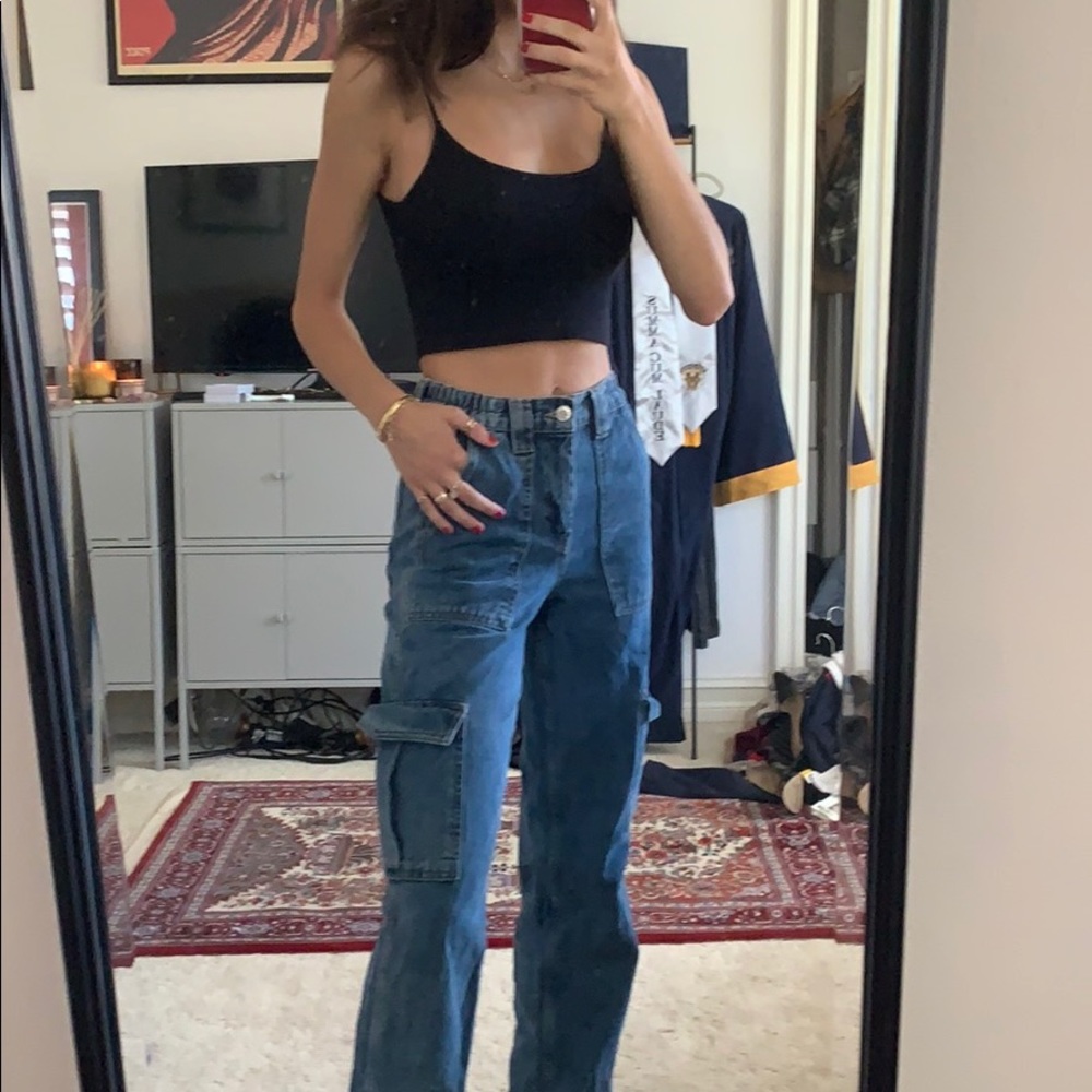 BDG Denim Cargo Pants